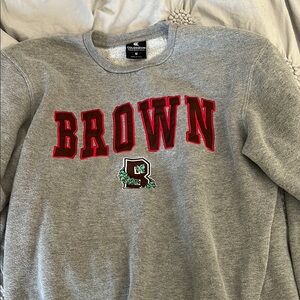 Colosseum Gray Brown University Sweatshirt Mens size medium